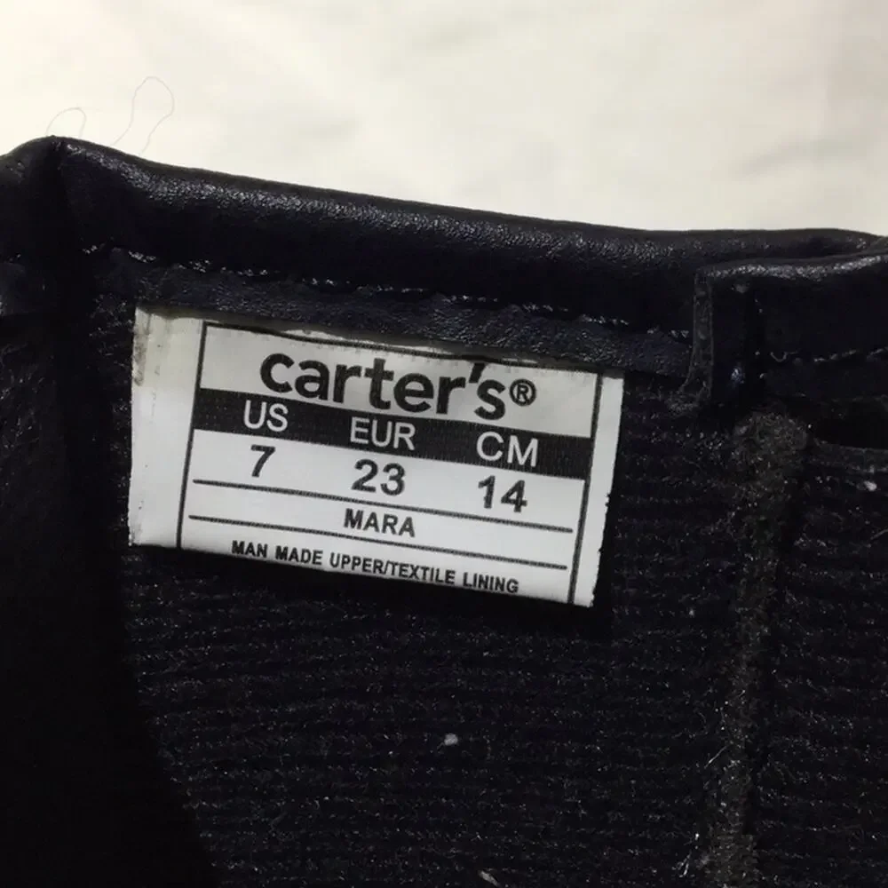 Carters deep navy side zip boot 7 worn once